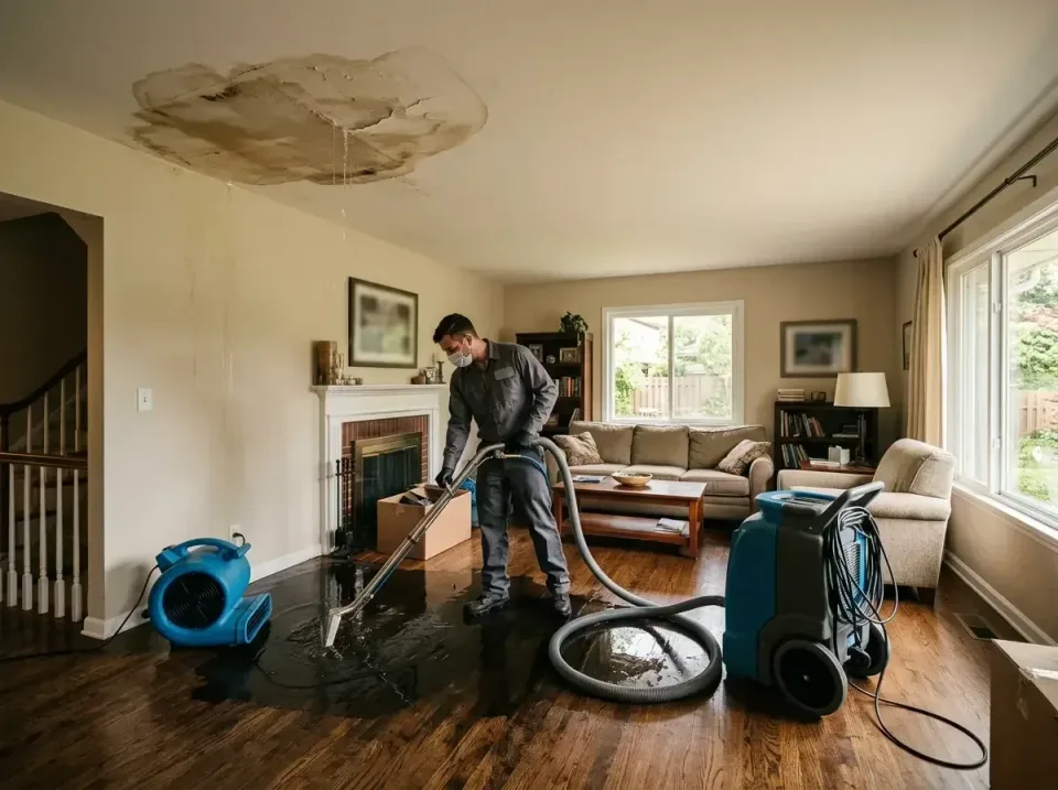 attic-pipe-burst-ceiling-drip-008 — frequently asked questions, Water Damage Restoration & Carpet Care in Stanton, CA